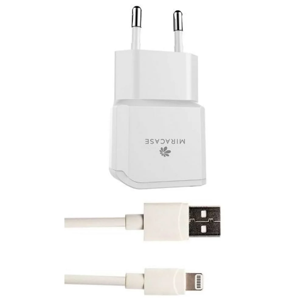 מטען קיר+כבל MWCS240 2.4A MFI