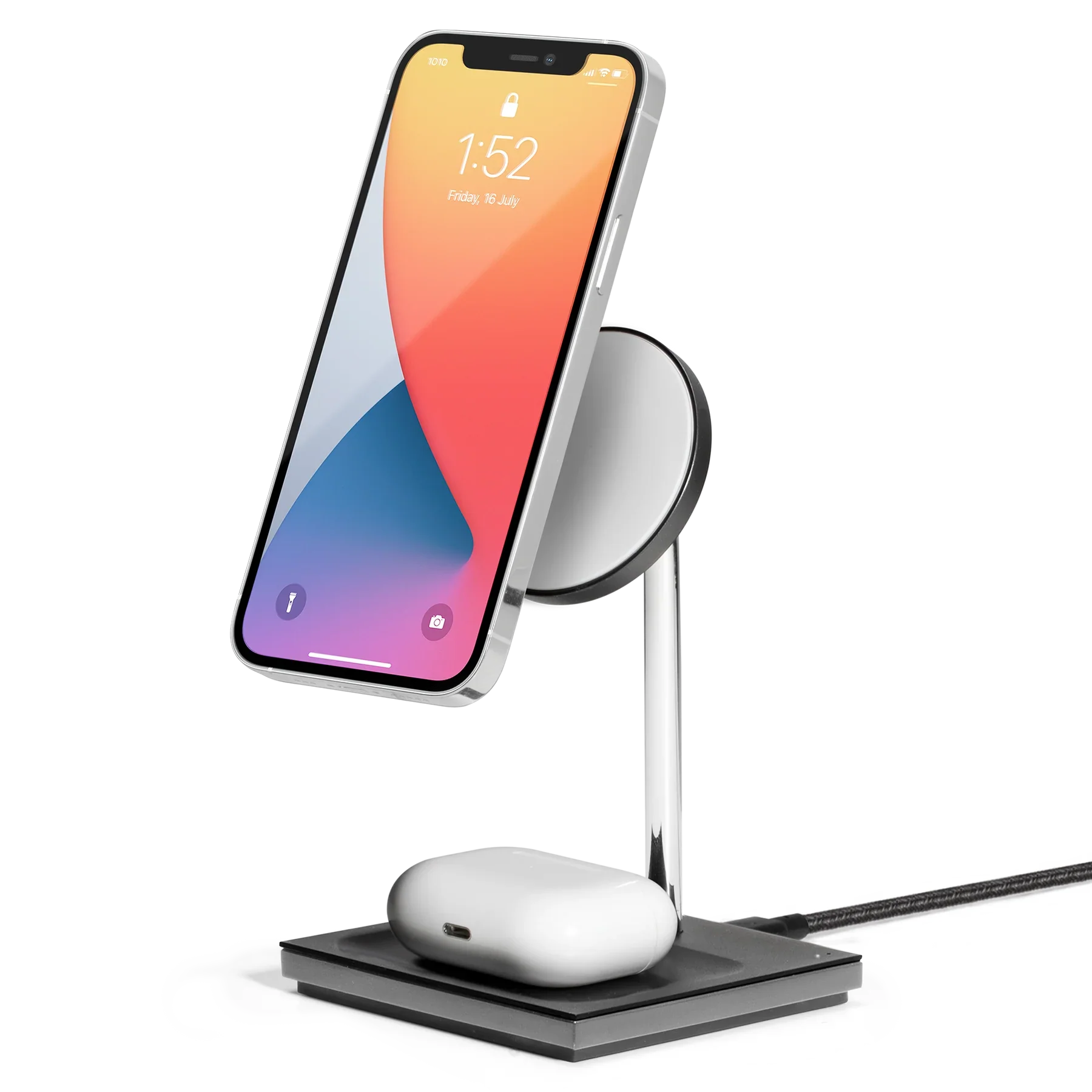 מעמד טעינה 2 ב-1 MagSafe Qi2 מותג Native Union