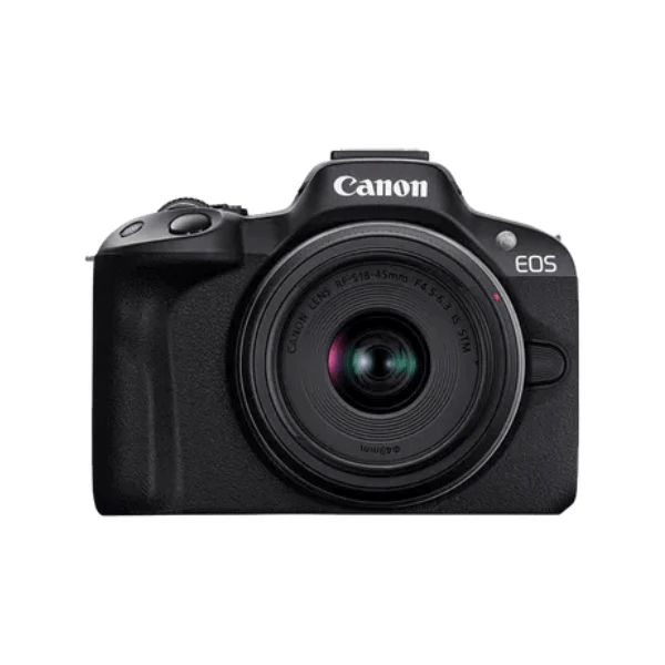 מצלמה Canon R50 BK + RFS 18-45+RFS 55-210 S SEE