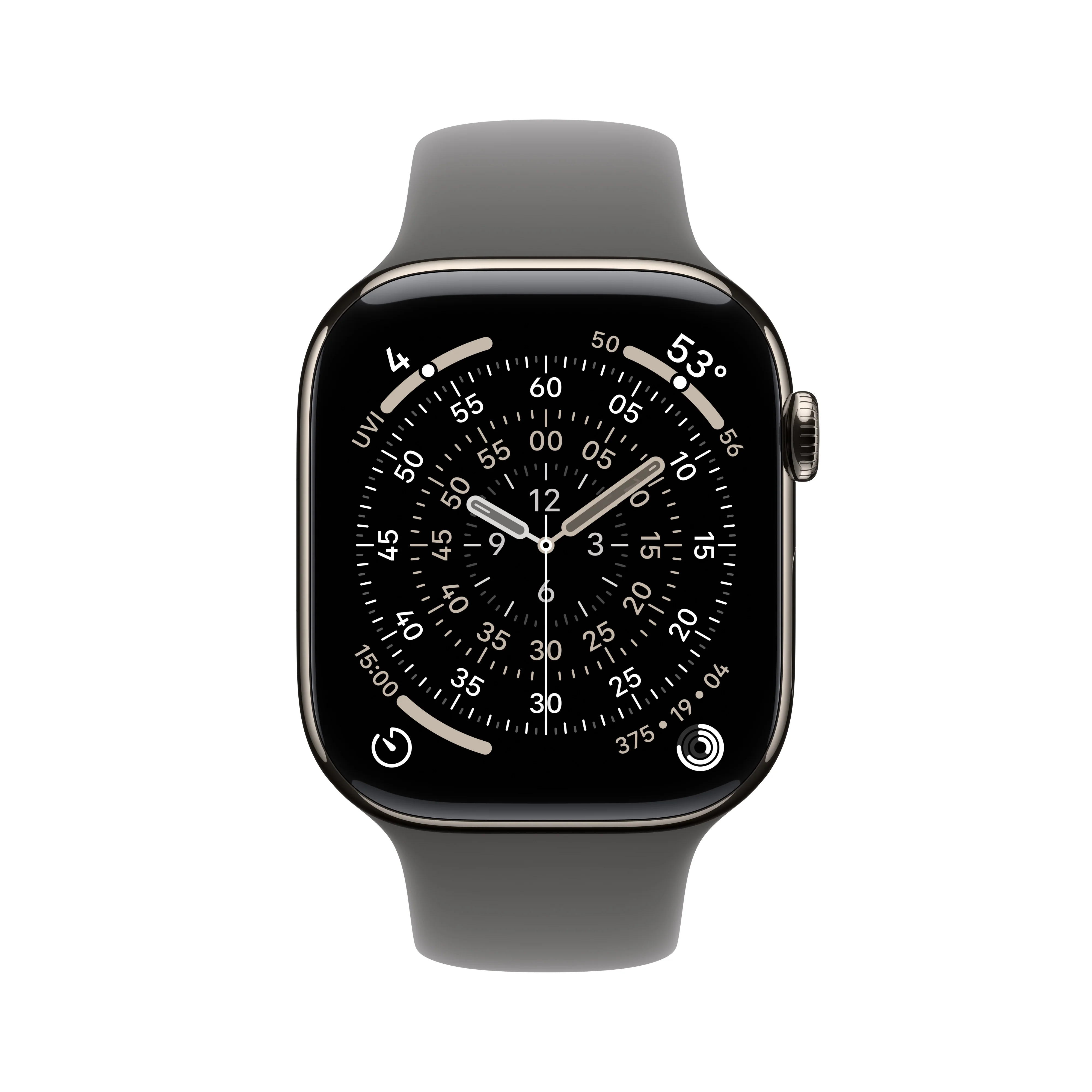 Apple Watch Series 11 GPS + Cellular 46 mm Natural Titanium Sport Band