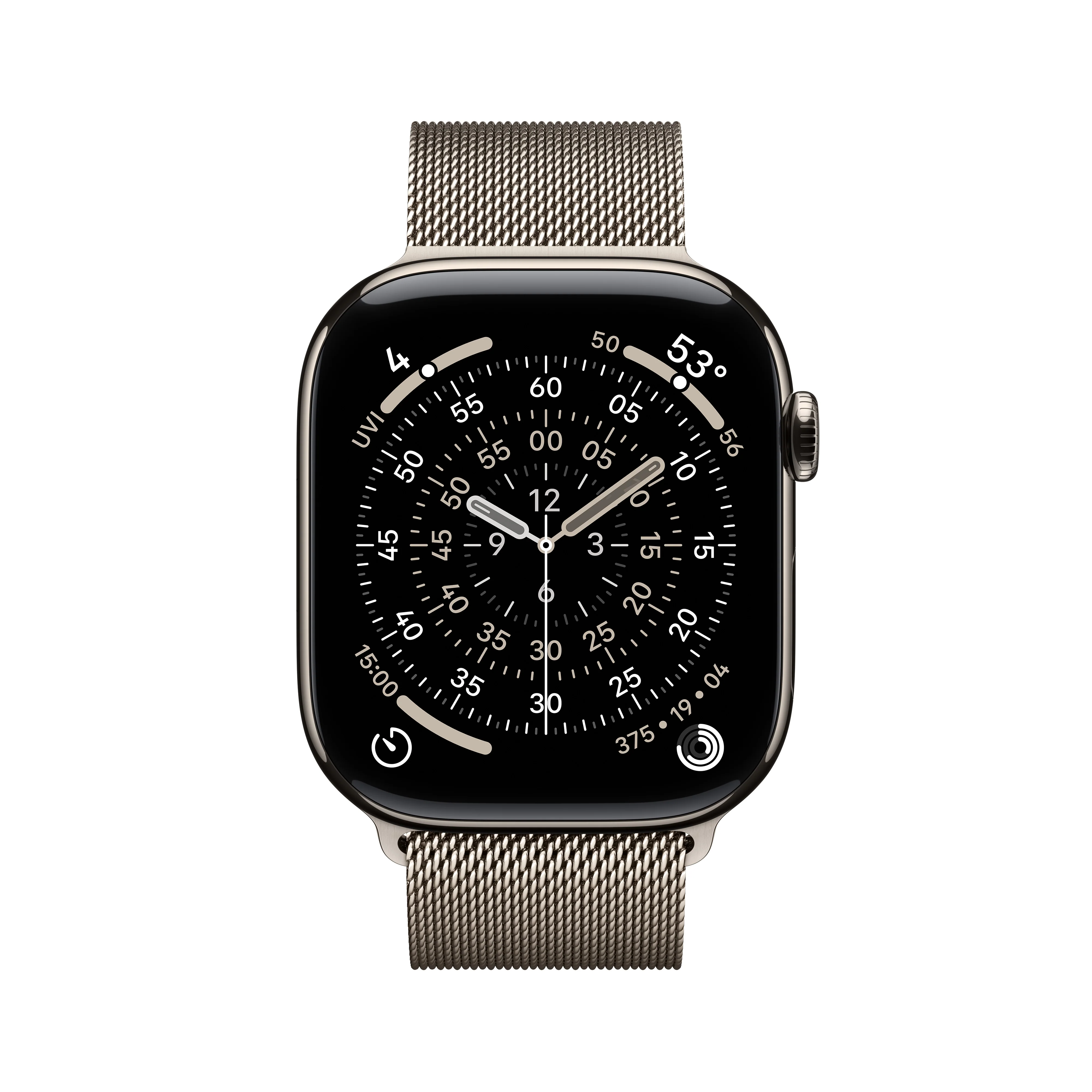 Apple Watch Series 11 GPS+Cell 46 Titanium Milanese Loop
